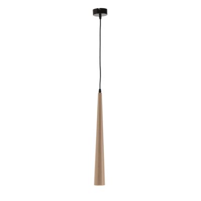 CEILING LAMP 6X6X50/200 NATURAL WOOD WITH BULB TH1140100