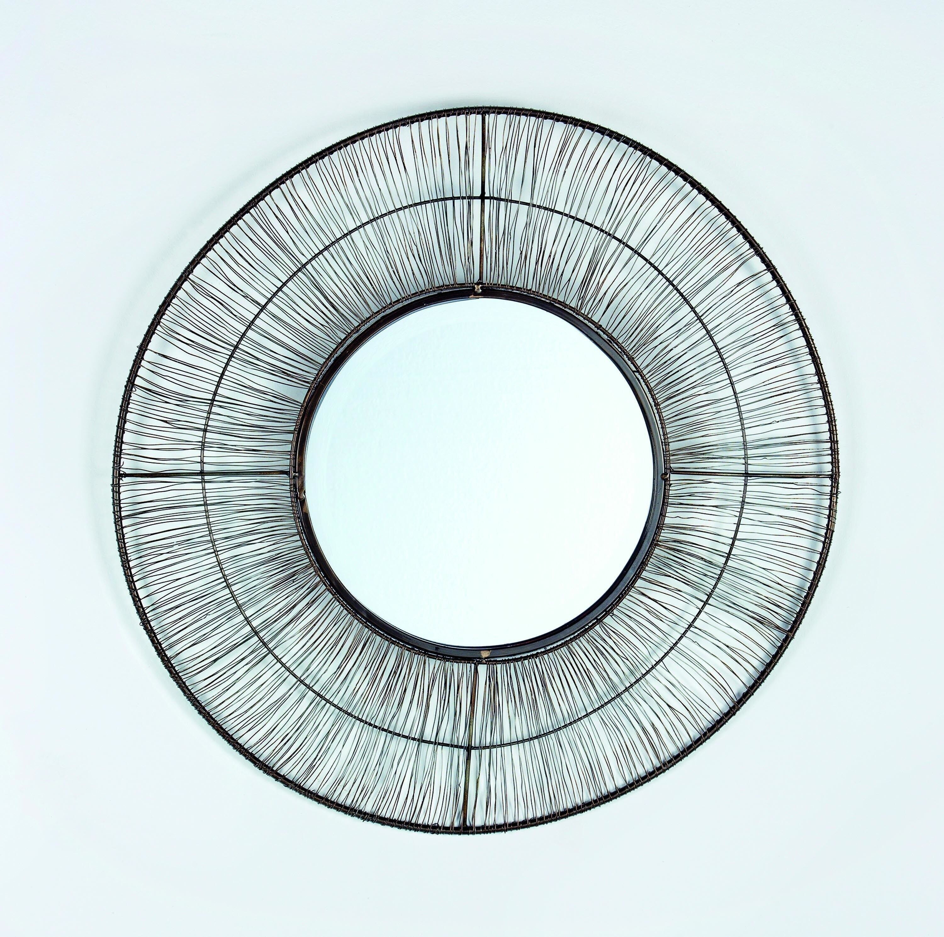 SPECCHIO 61X2X61 METALLO DORATO INVECCHIATO TH1285200