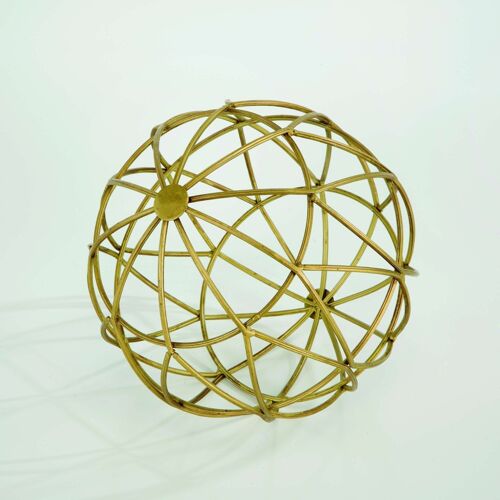 BOLA 20X20X20 METAL DORADO TH1298100