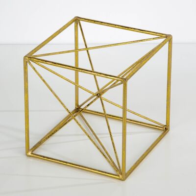 FIGURE 20X20X20 GOLDEN METAL TH1301400