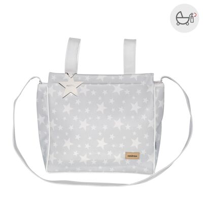 BOLSO PANADERA ETOILE GRIS 13x40x33 CM