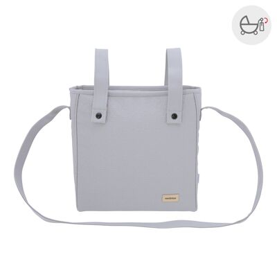 BOLSO PANIER LUXY GRIS 10x34x33 CM