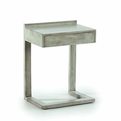 NIGHT TABLE 50X35X66 WOODEN GRAY TH1740009