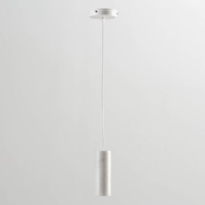 CEILING LAMP 6X6X16 WHITE MARBLE WITHOUT BULB TH1819600