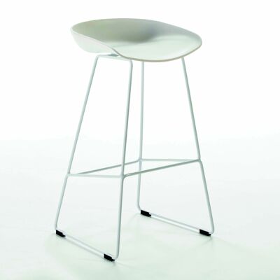 STOOL 48X45X83 METAL/WHITE ACRYLIC TH2564600