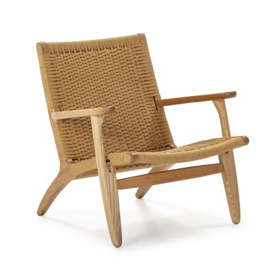 ARMCHAIR 70X74X74 WOOD/NATURAL ROPE TH2573900