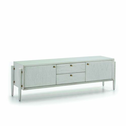 MUEBLE TV 160X40X50 MADERA MINDI BLANCO TH2647321