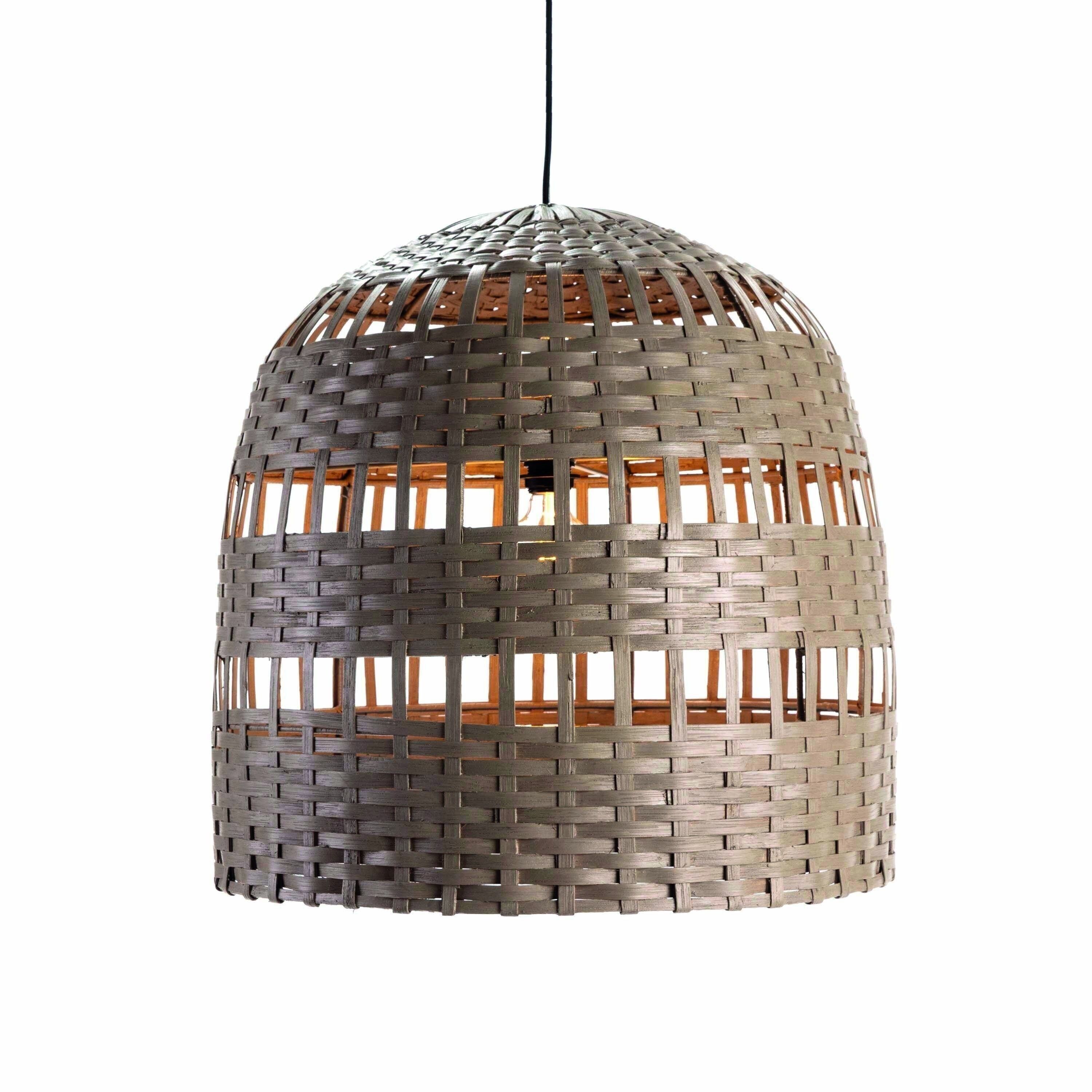 LAMPADA DA SOFFITTO 60X60X60 GRIGIO VIMINI TH2995300