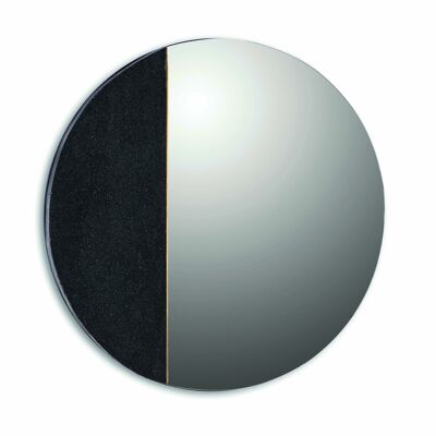 MIRROR 88X2X88 GLASS/BLACK GRANITE TH3156900