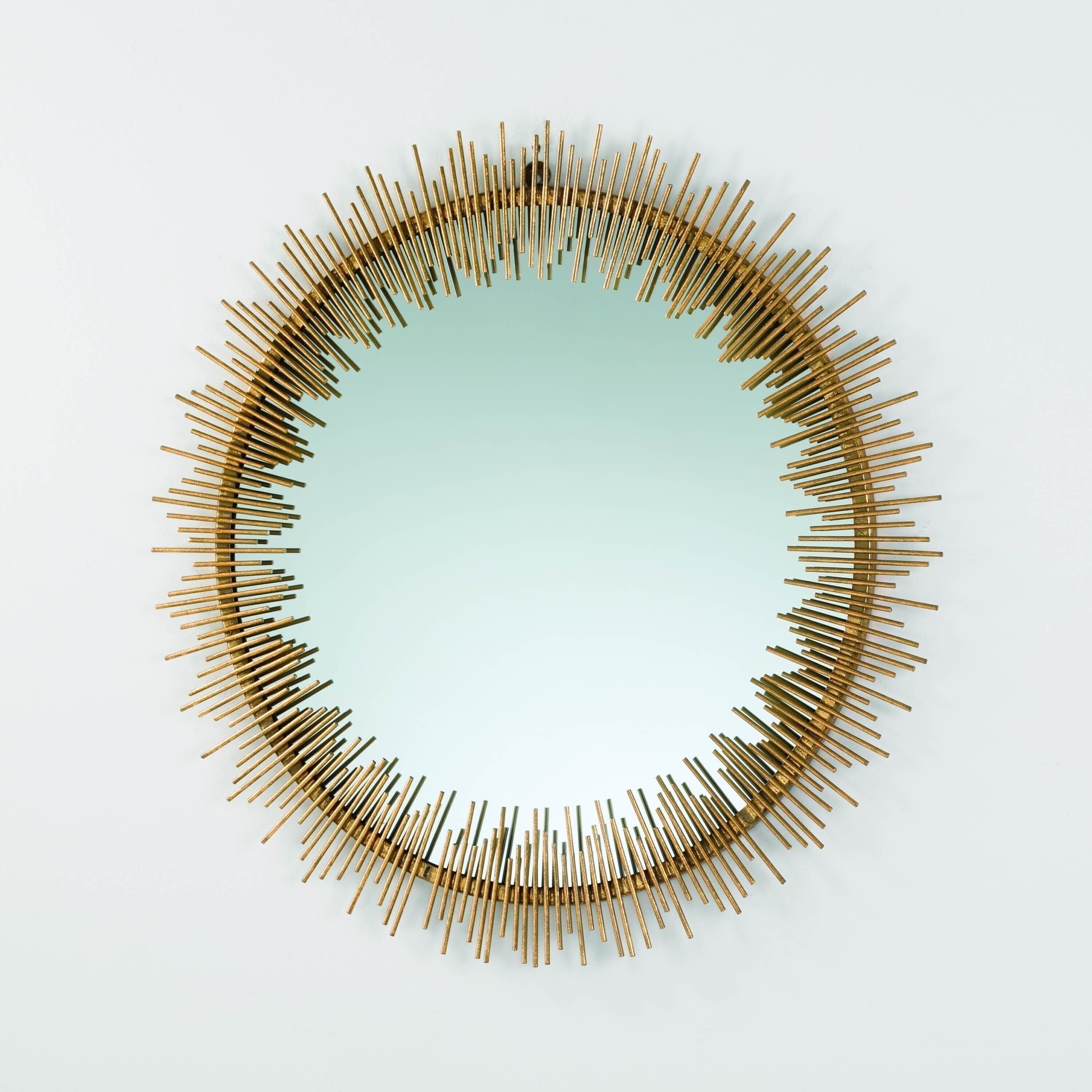 SPECCHIO 85X3X85 METALLO DORATO TH3170400