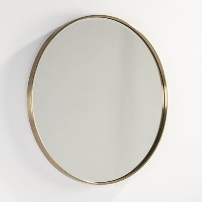 MIRROR 90X4X90 GLASS/METAL GOLD COLOR TH3661800