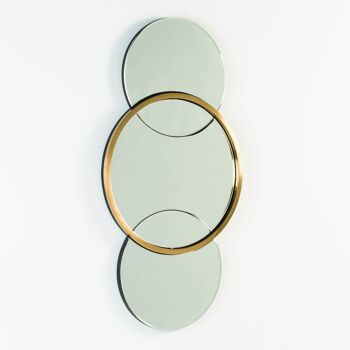 MIROIR 60X4X117 VERRE/MÉTAL DORÉ TH3661900 2