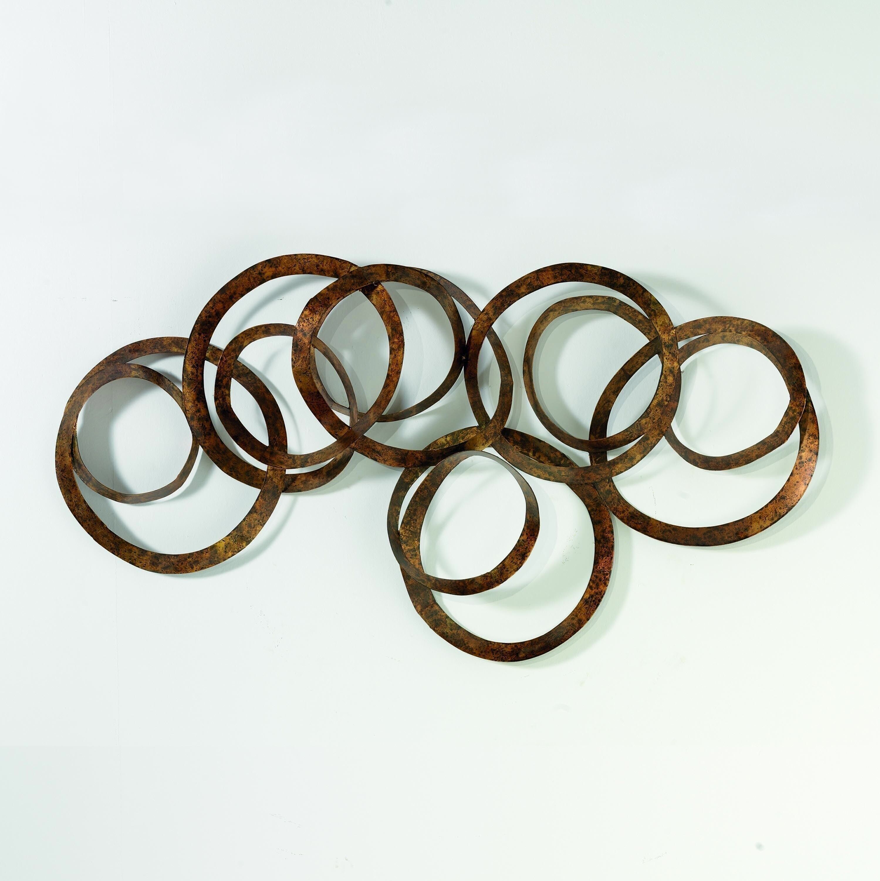 SCULTURA 165X14X90 METALLO ORO TH3936500