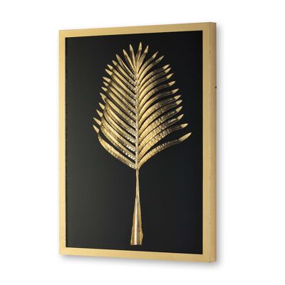 60X5X80 PICTURE GLASS/GOLDEN WOOD/GOLDEN METAL TH3946800