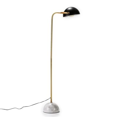 FLOOR LAMP 32X38X145 WHITE MARBLE/GOLD METAL/BLACK WITHOUT BULB TH6262500
