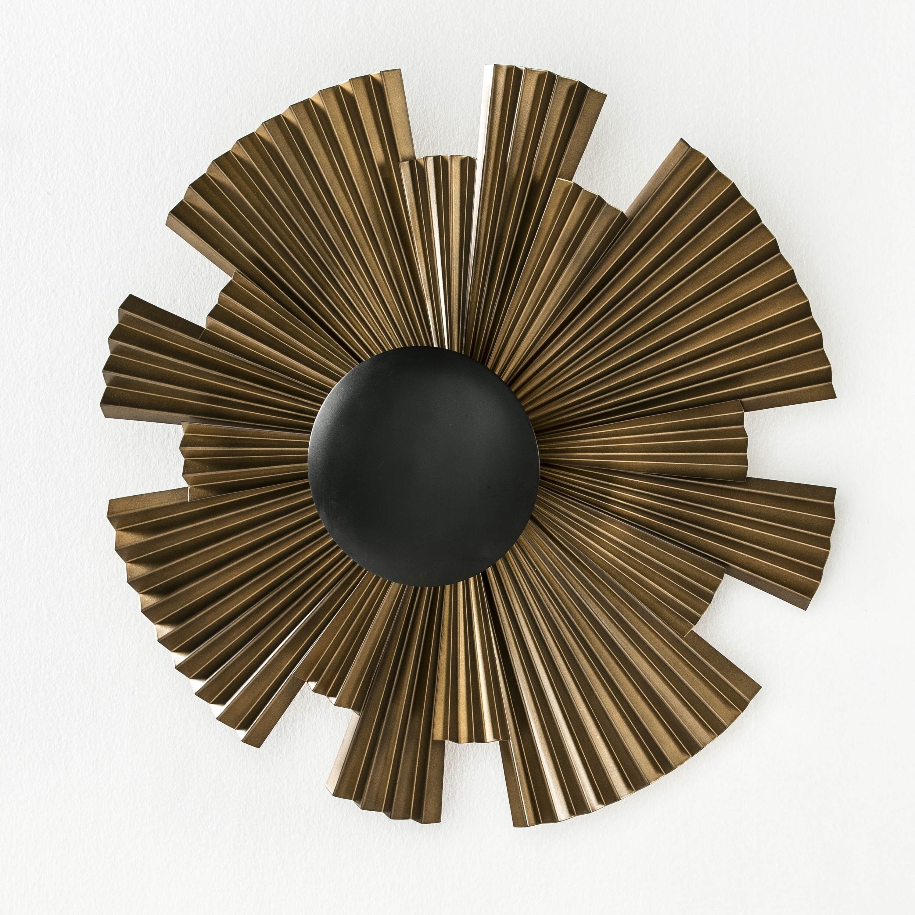 APPLIQUE 67X15X67 METALLO ORO/NERO TH6569600