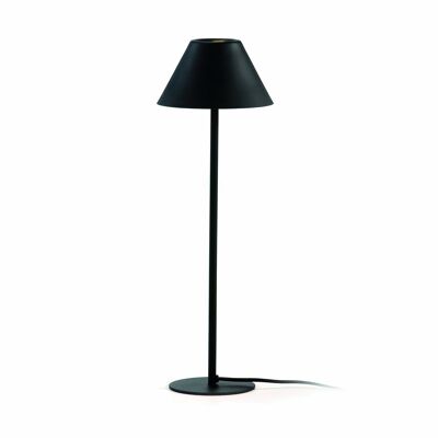 LAMPE DE TABLE 16X12X43 MÉTAL NOIR AVEC ÉCRAN TH6584500