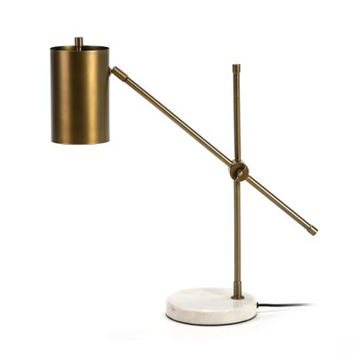 TABLE LAMP 66X16X75 WHITE MARBLE/GOLDEN METAL TH6610100