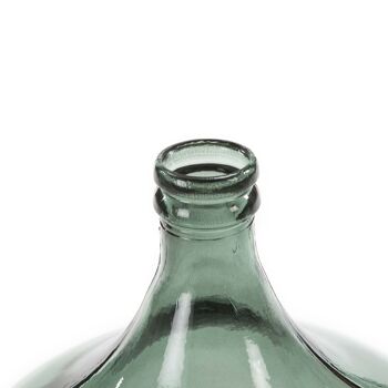 VASE 37X37X55 VERRE VERT TH7006200 2