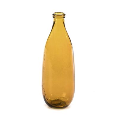 VASE 14X14X40 AMBER GLASS TH7006700