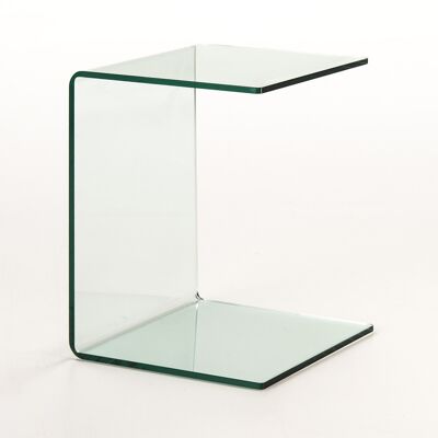 TABLE D'APPOINT 40X40X53 VERRE TH7554700