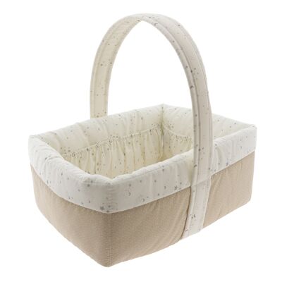 CESTA CANASTILLA 22.5x29x29 CM SKY BEIGE