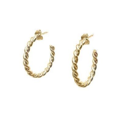 Coco Rope Hoop Earrings