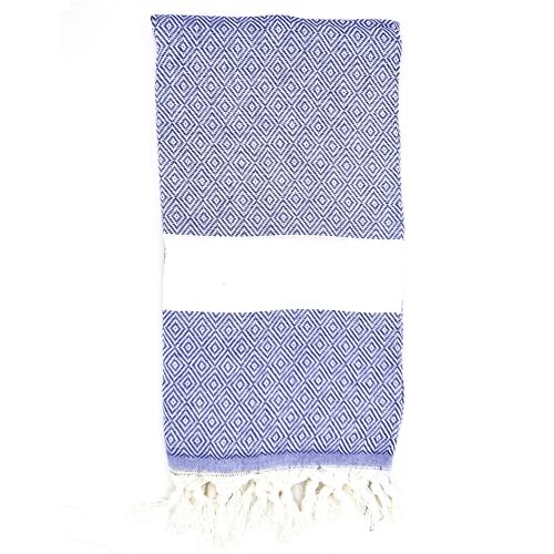 Destan Hammam Towel, Dark Blue