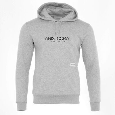 Classic Mens Hoodie Heather Grey