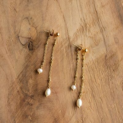 Boucles Tisha – Perles eau douce