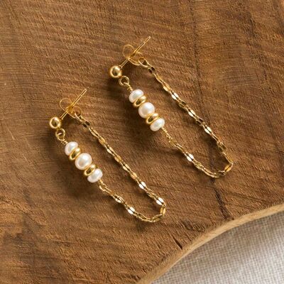 Boucles Elsa – Perles d’eau douce