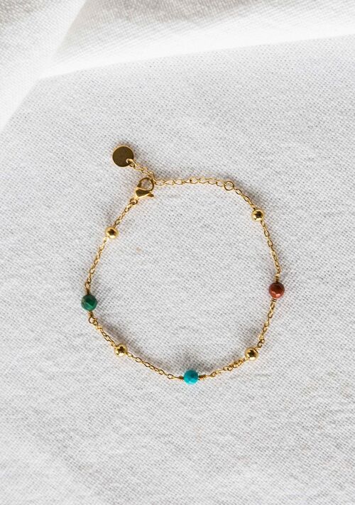 Bracelet Anita – Multi-pierres couleurs vives
