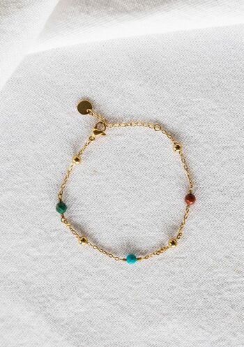 Bracelet Anita – Multi-pierres couleurs vives 1
