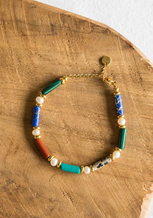 Bracelet Maya – Multi-pierres couleurs vives