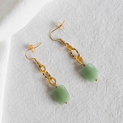 Boucles d’oreilles Max – Aventurine