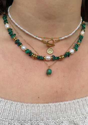 Collier Maryama – Malachite 2