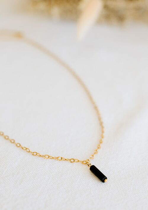 Collier Isa – Agathe noire