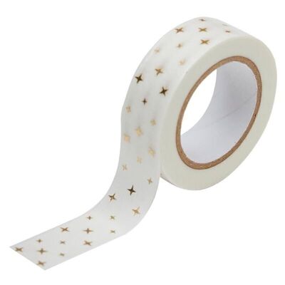 Diy noel - maskng tape or etoiles reveillon noel