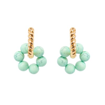 Howlite earrings