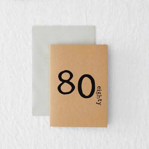 80 - Eco-friendly Birthday Greeting Card