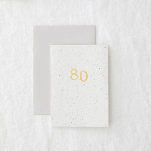 90 Hop Foil - Eco-friendly Birthday Greeting Card