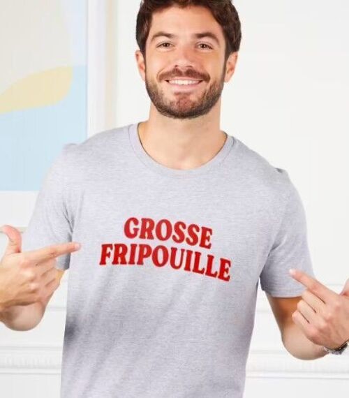 T-shirt femme Grosse fripouille (effet velours)