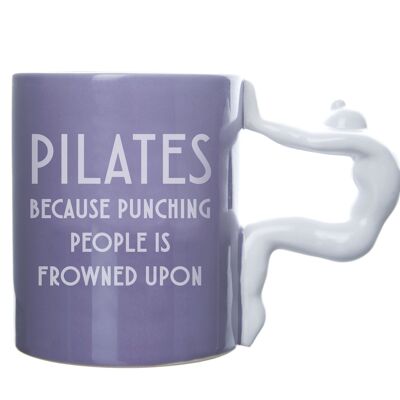 Taza Pilates golpeando a la gente