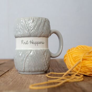 Knit Happens Knitting Mug - Cadeaux de tricot 2