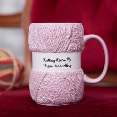 Unravelling' Knitting Mug - Knitting Gifts