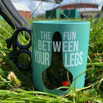 Fun Between Legs' Bike Mug