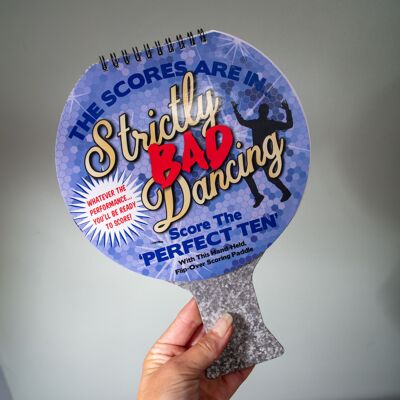 Strictly Bad Dancing Scoring Paddle