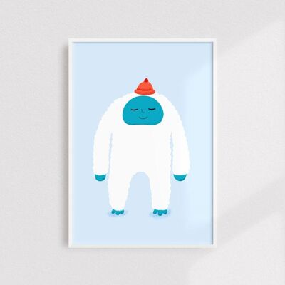 Yeti print - A5