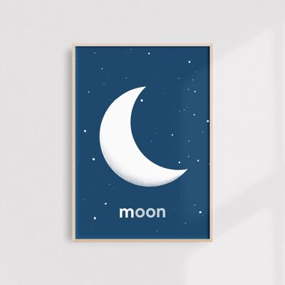 Moon print - A5