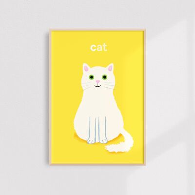 Cat print - A4